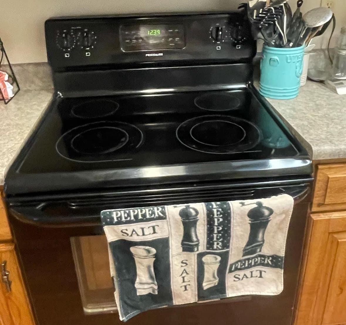 Stove after cleaning